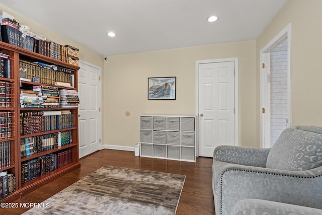 367 Kirby Ave, Long Branch, NJ 07740 - living area with wood finished floors and recessed lighting