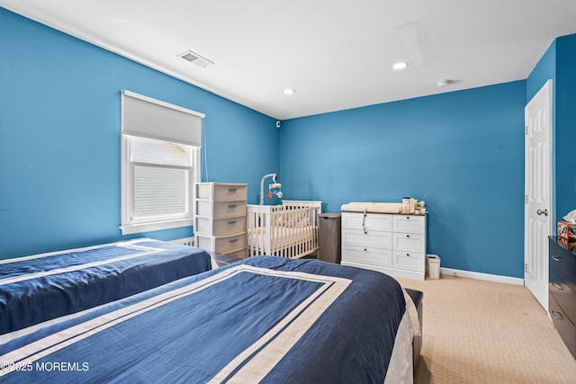 367 Kirby Ave, Long Branch, NJ 07740 - carpeted bedroom with baseboards and recessed lighting