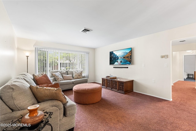 1058A Argyll Cir, Lakewood, NJ 08701 - living room featuring carpet and baseboards