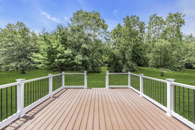 110 Rolling Meadows Blvd S, Ocean Twp, NJ 07712 - wooden terrace featuring a yard