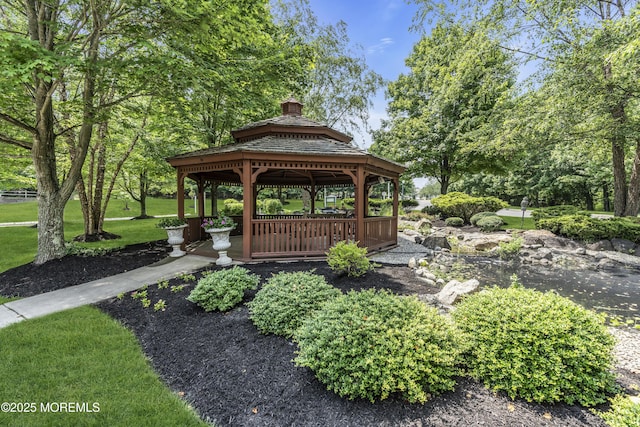 110 Rolling Meadows Blvd S, Ocean Twp, NJ 07712 - surrounding community with a gazebo and a lawn