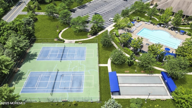 110 Rolling Meadows Blvd S, Ocean Twp, NJ 07712 - bird's eye view of a pool