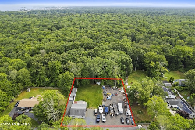 104 Sloop Creek Rd, Bayville, NJ 08721 - view of property location with a forest and property parcel outlined