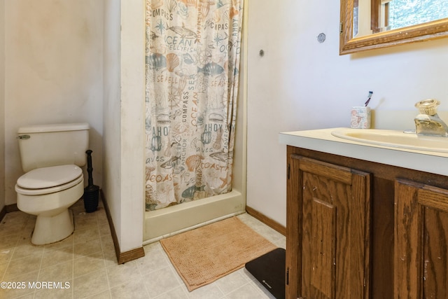 214 Conifer Dr, Forked River, NJ 08731 - bathroom with vanity and tile patterned floors