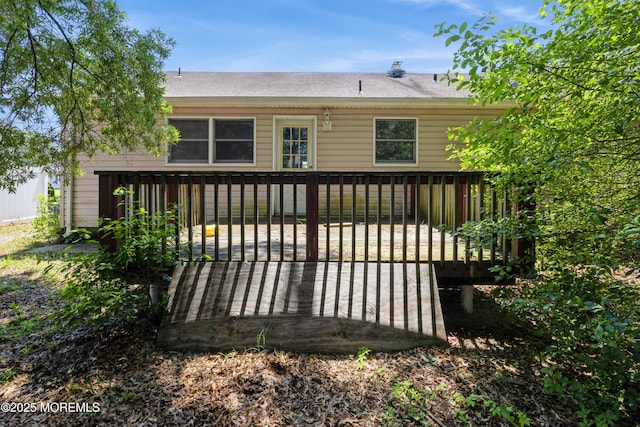 214 Conifer Dr, Forked River, NJ 08731 - view of wooden deck