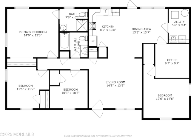 214 Conifer Dr, Forked River, NJ 08731 - view of home floor plan