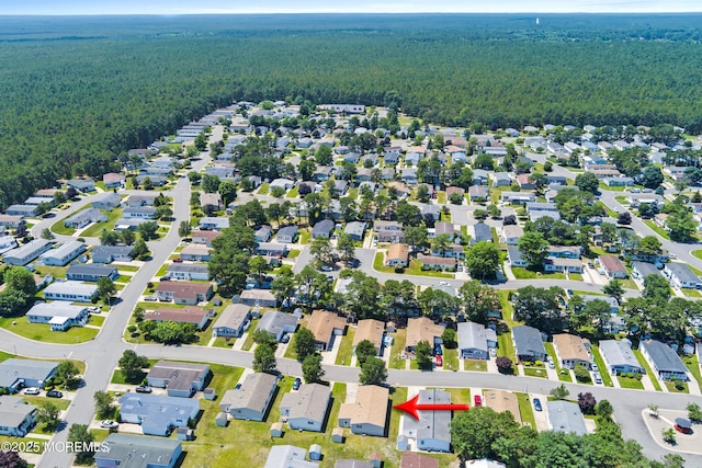 1104 Sycamore Ct, Whiting, NJ 08759 - aerial overview of property's location with a forest