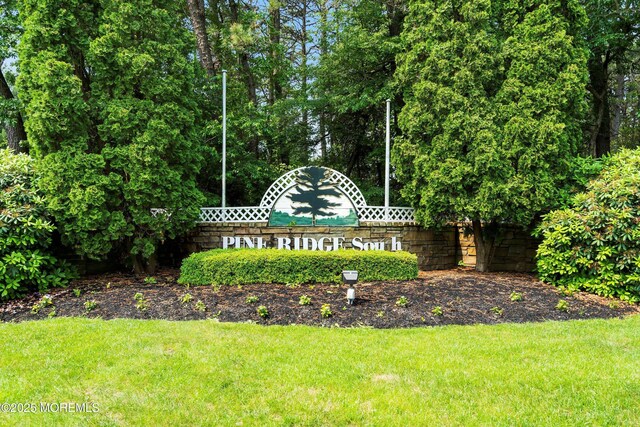 1104 Sycamore Ct, Whiting, NJ 08759 - community sign featuring a lawn