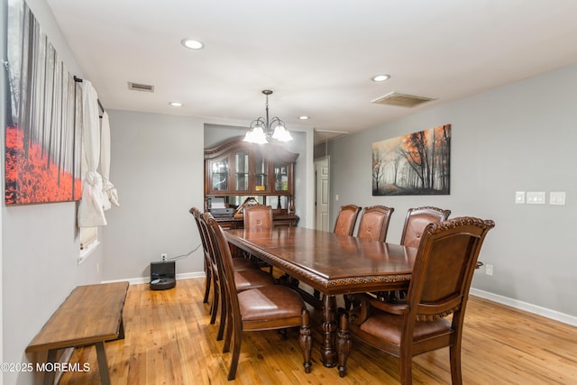 27 Gillette St, Keansburg, NJ 07734 - dining space with recessed lighting, light wood-style floors, and a chandelier