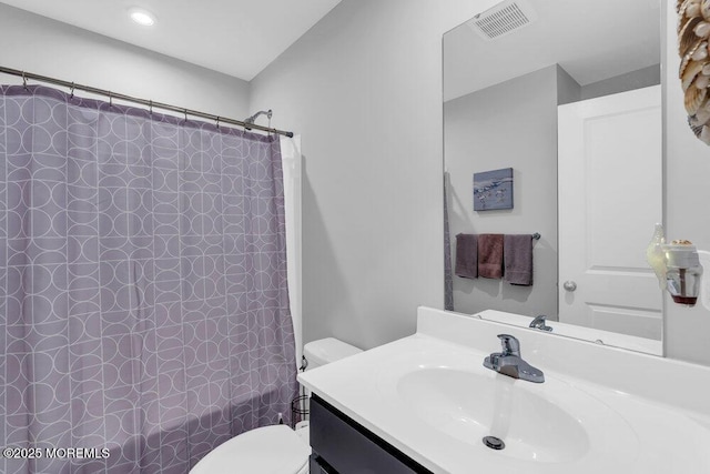 703 Cyprus Ct, Forked River, NJ 08731 - bathroom with vanity and a shower with shower curtain
