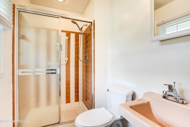 111 Edinburgh Ln Unit D, Lakewood, NJ 08701 - bathroom featuring toilet and a shower stall