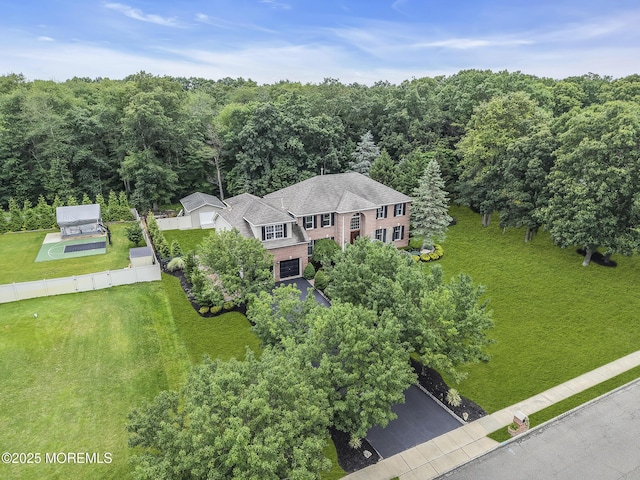 1020 Aumack Rd, Jackson, NJ 08527 - view from above of property with a forest