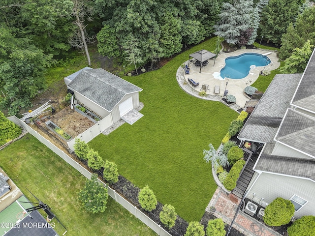 1020 Aumack Rd, Jackson, NJ 08527 - aerial view of a pool