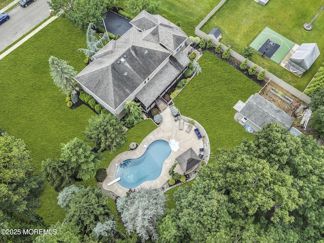 1020 Aumack Rd, Jackson, NJ 08527 - bird's eye view of a pool area