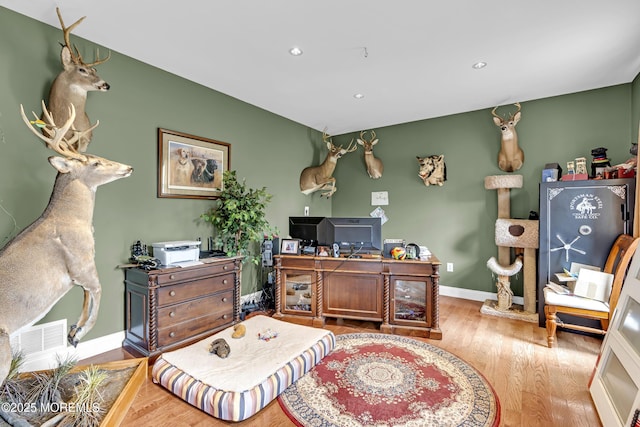 1020 Aumack Rd, Jackson, NJ 08527 - office featuring wood finished floors and recessed lighting