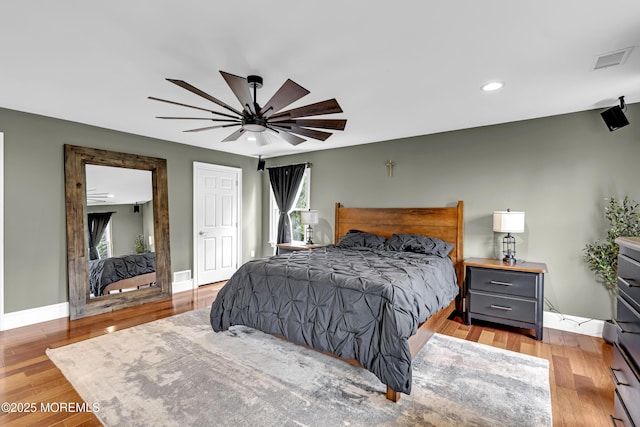1020 Aumack Rd, Jackson, NJ 08527 - bedroom with wood finished floors, recessed lighting, and ceiling fan