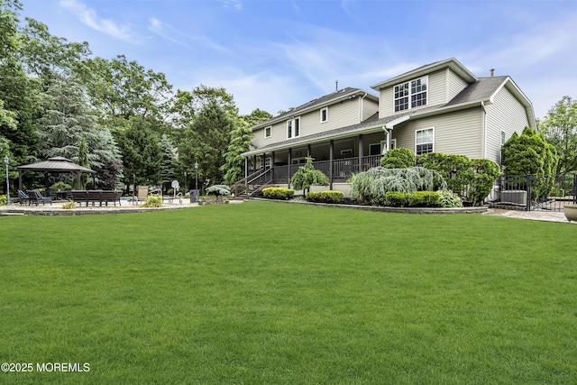 1020 Aumack Rd, Jackson, NJ 08527 - back of house featuring a gazebo