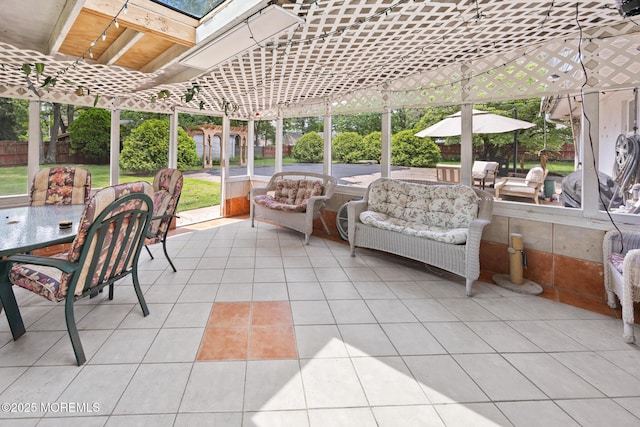 117 Greymoor Rd, Howell, NJ 07731 - sunroom with outdoor dining area and outdoor lounge area