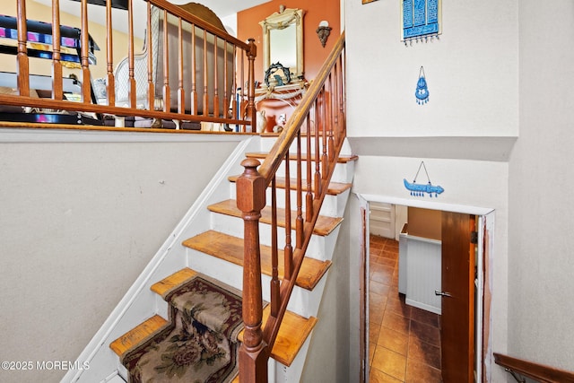 117 Greymoor Rd, Howell, NJ 07731 - stairway with tile patterned flooring