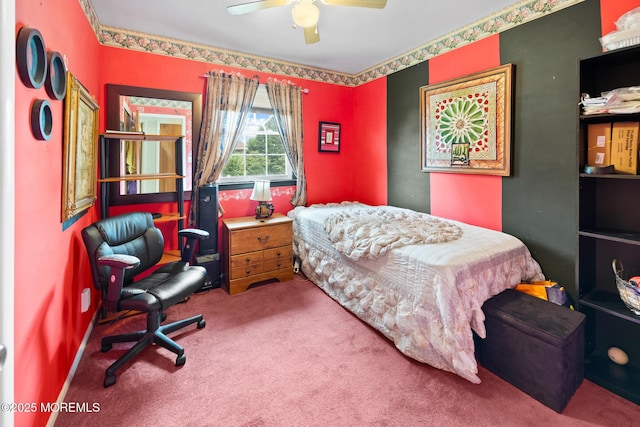 117 Greymoor Rd, Howell, NJ 07731 - carpeted bedroom with a ceiling fan