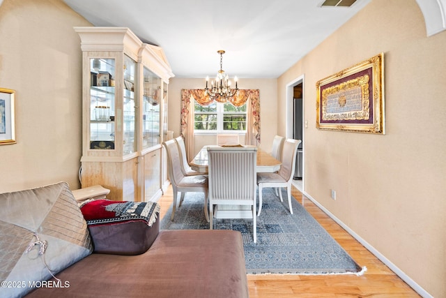 117 Greymoor Rd, Howell, NJ 07731 - dining room featuring a chandelier and wood finished floors