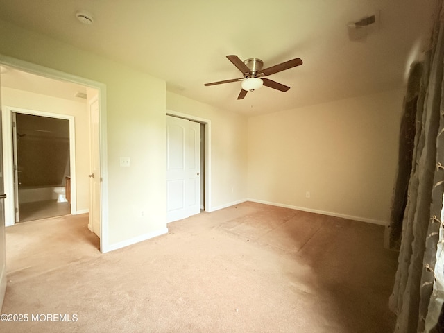 6 Eagle Ridge Ln, West Creek, NJ 08092 - unfurnished bedroom featuring light colored carpet and a ceiling fan