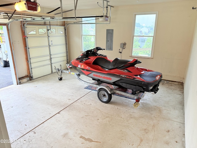 6 Eagle Ridge Ln, West Creek, NJ 08092 - garage featuring electric panel and a garage door opener