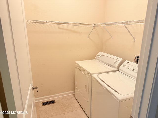 6 Eagle Ridge Ln, West Creek, NJ 08092 - washroom featuring washer and clothes dryer and light tile patterned floors