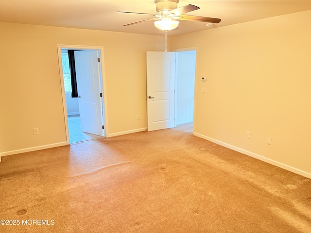 6 Eagle Ridge Ln, West Creek, NJ 08092 - carpeted spare room featuring ceiling fan and baseboards