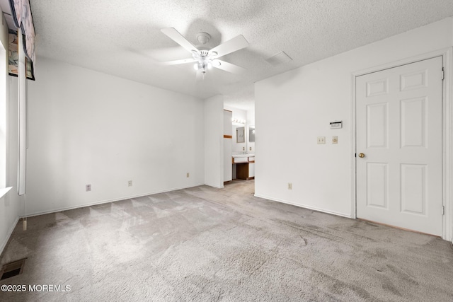11 Old Orchard Ln, Ocean Twp, NJ 07712 - carpeted empty room with ceiling fan and a textured ceiling