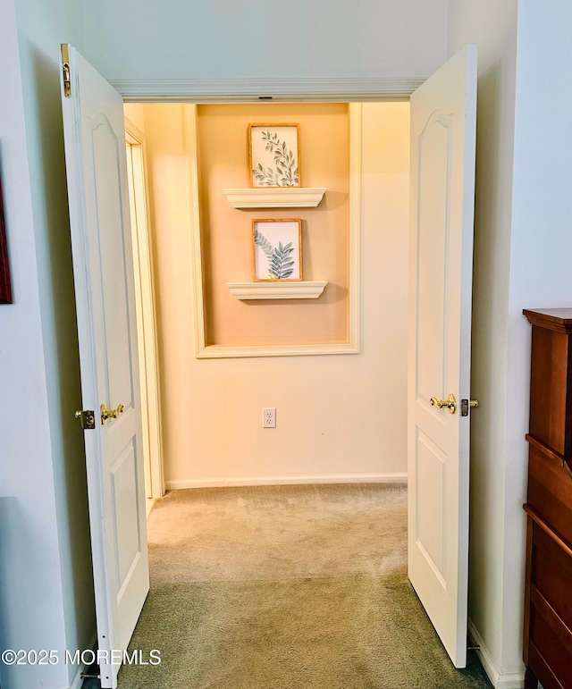 1506 Bakers Pl, Manasquan, NJ 08736 - hallway with carpet and baseboards
