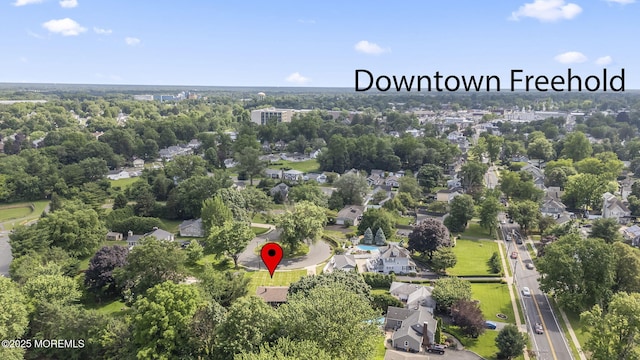 3 Mcelwaine Dr, Freehold, NJ 07728 - aerial view of residential area with a tree filled landscape