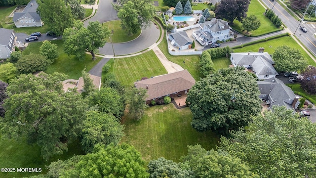 3 Mcelwaine Dr, Freehold, NJ 07728 - aerial view of residential area featuring a pool