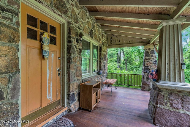 26 W Veterans Hwy, Jackson, NJ 08527 - view of wooden porch
