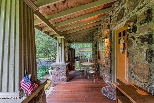 26 W Veterans Hwy, Jackson, NJ 08527 - view of wooden porch