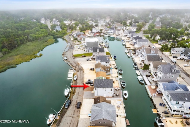 85 Channel Dr, Brick, NJ 08723 - aerial view of residential area featuring a nearby body of water