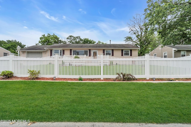 30 N Maplewood Dr, Brick, NJ 08723 - single story home with a fenced front yard
