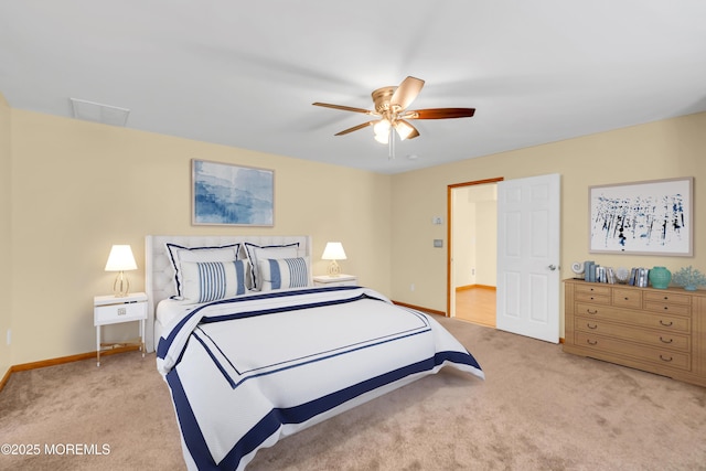 30 N Maplewood Dr, Brick, NJ 08723 - bedroom with carpet floors and a ceiling fan