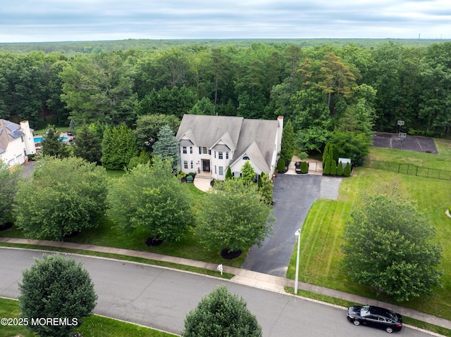 15 Conor Rd, Jackson, NJ 08527 - aerial view of property and surrounding area with a heavily wooded area
