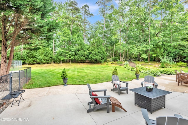 15 Conor Rd, Jackson, NJ 08527 - view of patio / terrace featuring view of wooded area