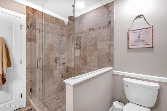 15 Conor Rd, Jackson, NJ 08527 - full bathroom with a stall shower and crown molding