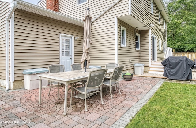 15 Liverpool Ct, Toms River, NJ 08753 - view of patio with grilling area and outdoor dining area