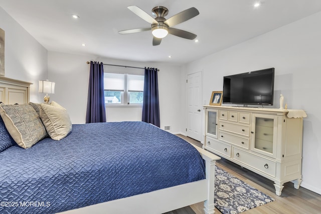 15 Liverpool Ct, Toms River, NJ 08753 - bedroom featuring wood finished floors, recessed lighting, and a ceiling fan