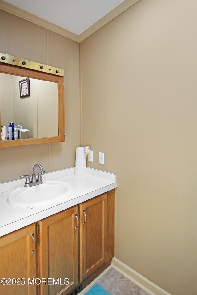 26 Pine Ridge Blvd, Whiting, NJ 08759 - bathroom with vanity and tile patterned flooring