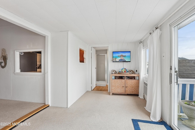 398 Kingfisher Rd, Tuckerton, NJ 08087 - hall featuring light colored carpet and healthy amount of natural light