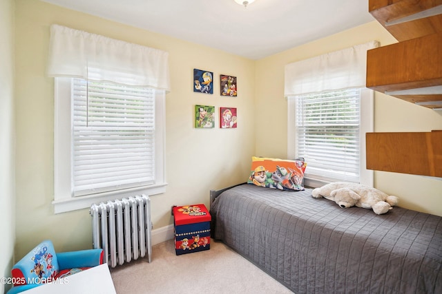 124 Mckinnon St, Piscataway Twp, NJ 08854 - bedroom featuring radiator heating unit and carpet floors