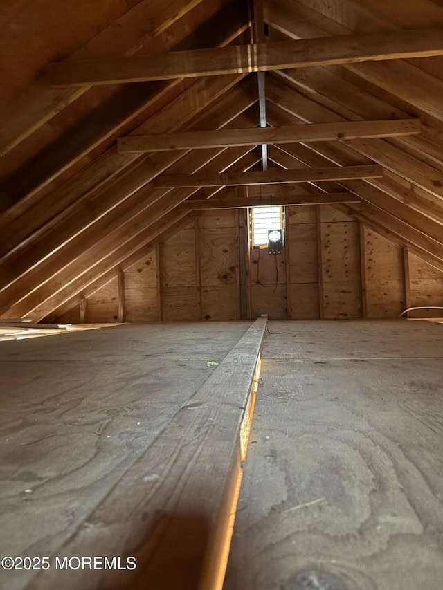 124 Mckinnon St, Piscataway Twp, NJ 08854 - view of unfinished attic