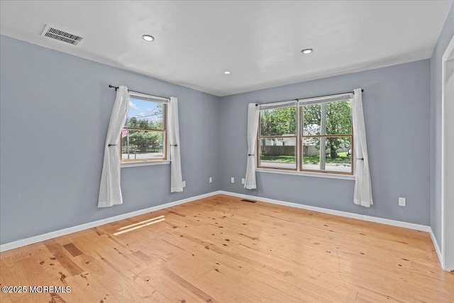 367 Marine St, Tuckerton, NJ 08087 - spare room featuring wood finished floors and recessed lighting