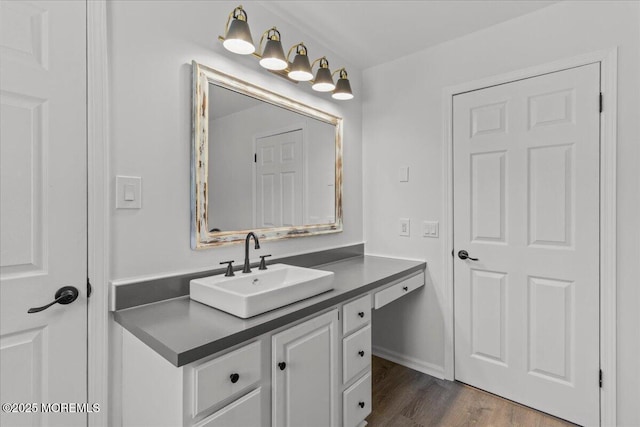 367 Marine St, Tuckerton, NJ 08087 - bathroom with vanity and wood finished floors