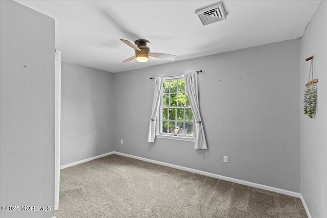 367 Marine St, Tuckerton, NJ 08087 - carpeted spare room featuring a ceiling fan and baseboards